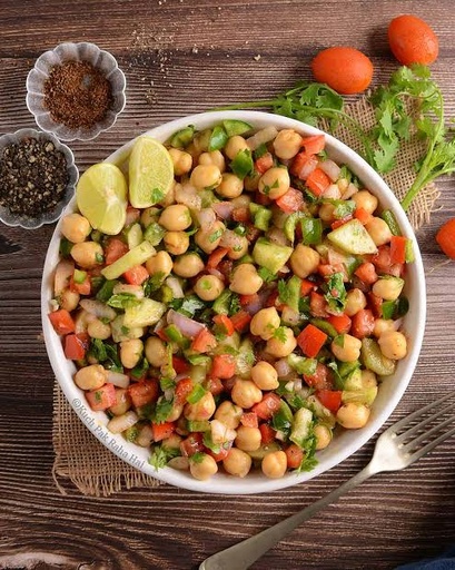 Boiled Chickpea Salad